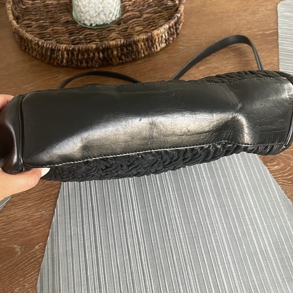 Coach Madison Madeline Gathered Twist Leather Satchel Shoulder Handbag - Picture 3 of 7